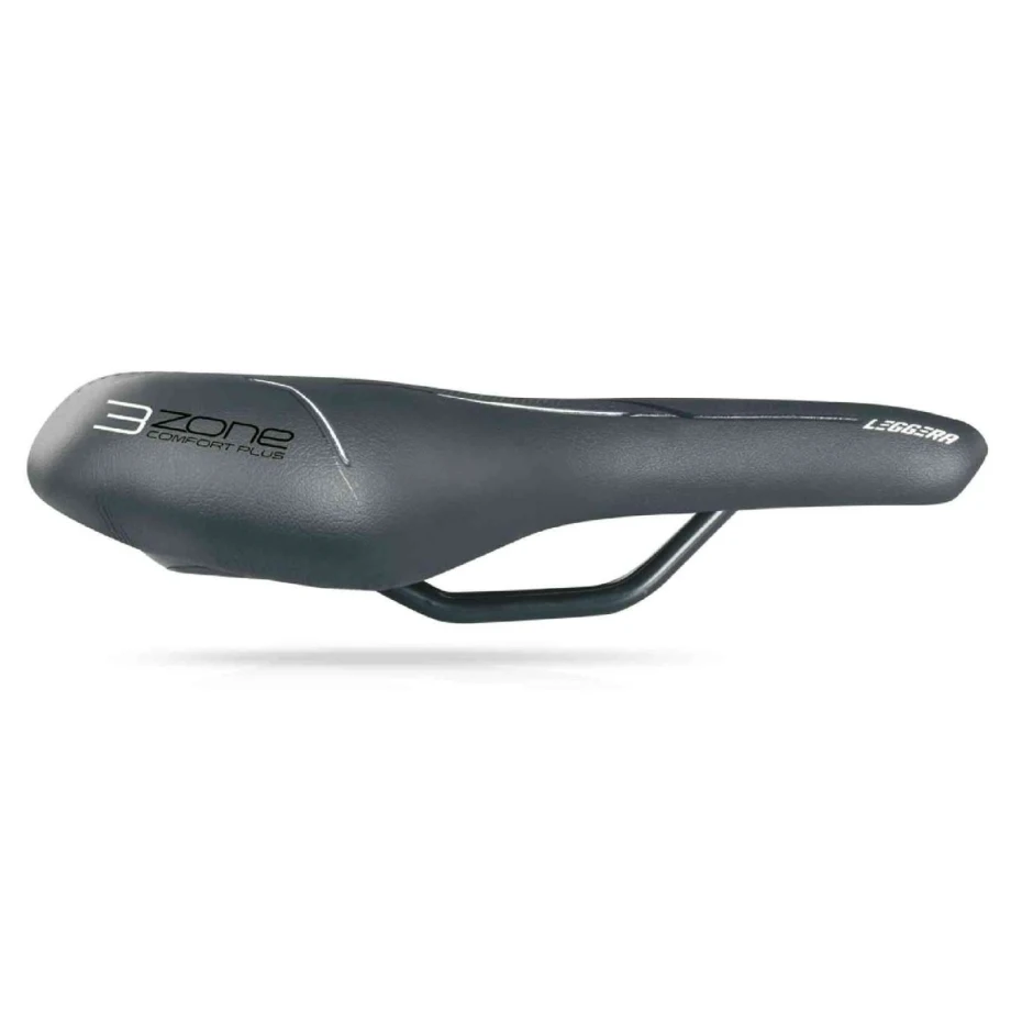 Седло SELLE BASSANO, Leggera 3Zone Unisex City, Cr/Mo, 210x255 мм, 460гр, черное