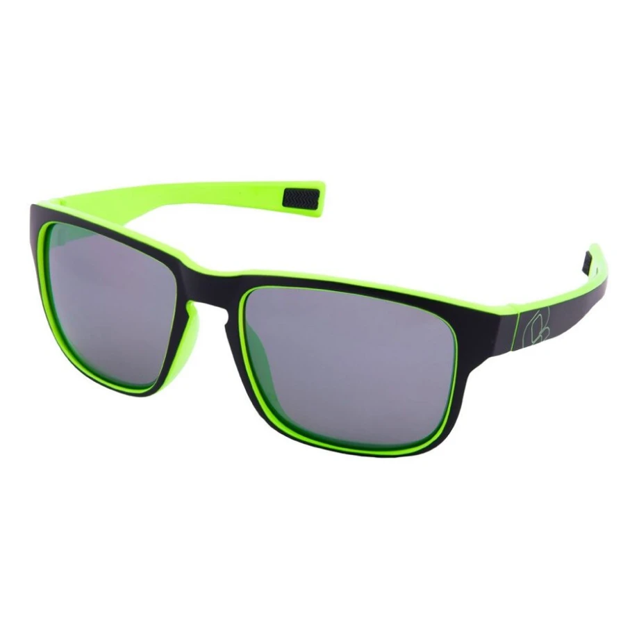Очки солнцезащитные HQBC, TIMEOUT, Black/Reflex Green