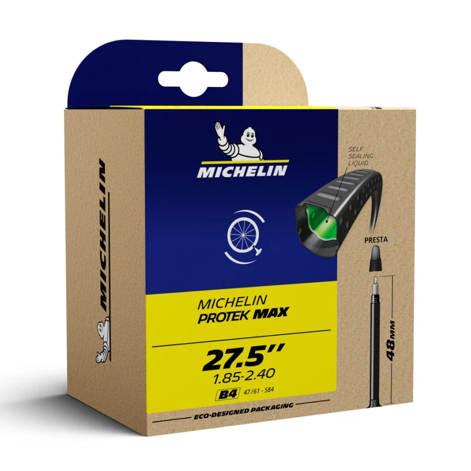 Камера Michelin, PROTEKMAX, B4, 27.5x1.85/2.40 (47/61x584), FV48