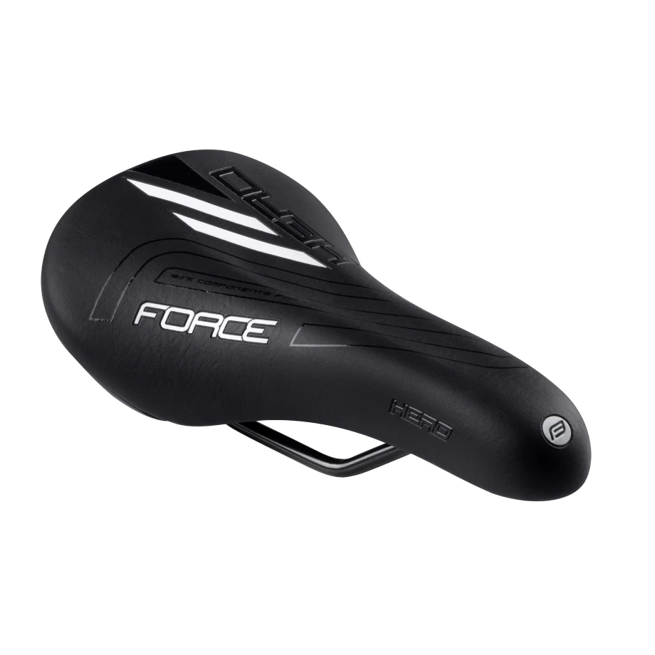 Седло Force, HERO junior, 20-24", черно-белое