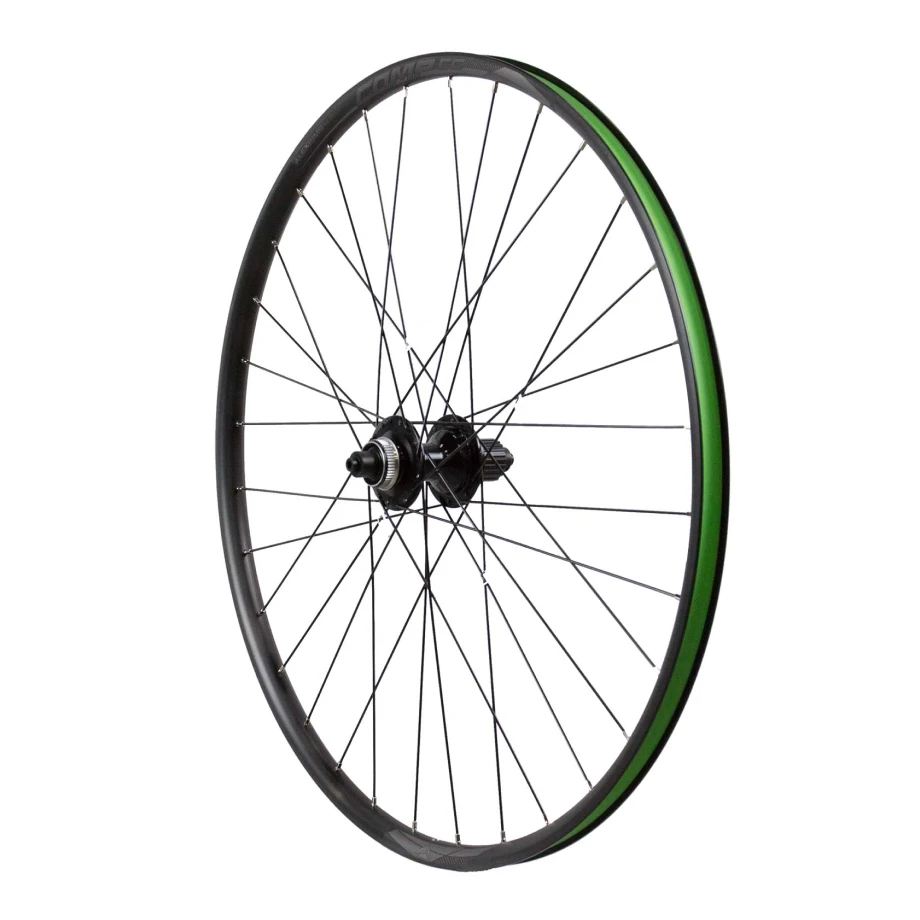 Колесо заднее 27.5" Merida Comp CC, Shimano MT500 9/135 эксцентрик, centerlock, 12ск. Micro-Spline