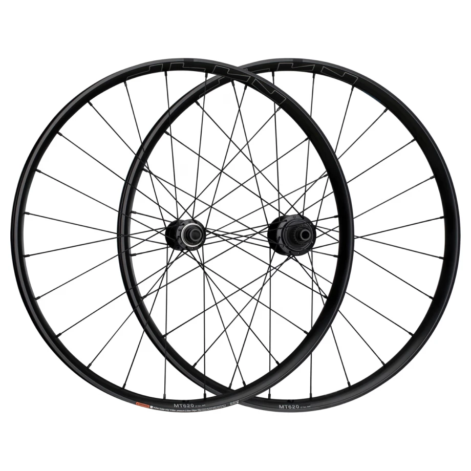 Колеса Shimano, MT620, 27,5" (584x30), алюм. бескамерные, под оси 15/110-12/148, centerlock, 12ск. Micro-Spline