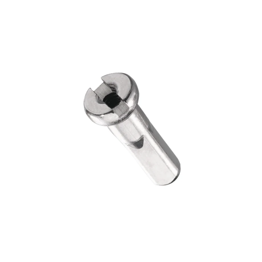 Ниппель спицы MACH1, BRASS 14G, серебристый, из латуни (100 штук)