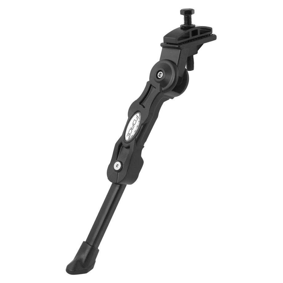 Подножка Force, E-BIKE 24-28", под раму, алюм., черная