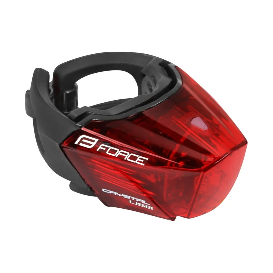 Свет задний Force, CRYSTAL, 3LED/3ф, 30 Lm, USB