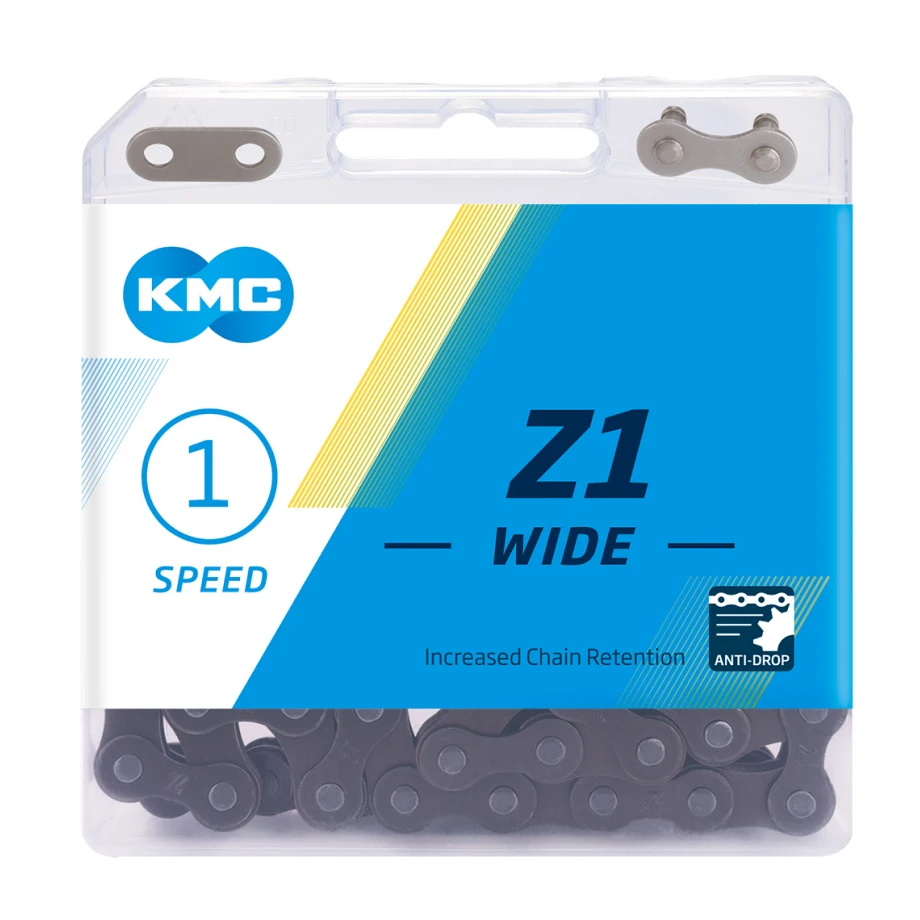 Цепь KMC, Z1 WIDE, 1/2"x1/8", 1ск., 112зв., BOX
