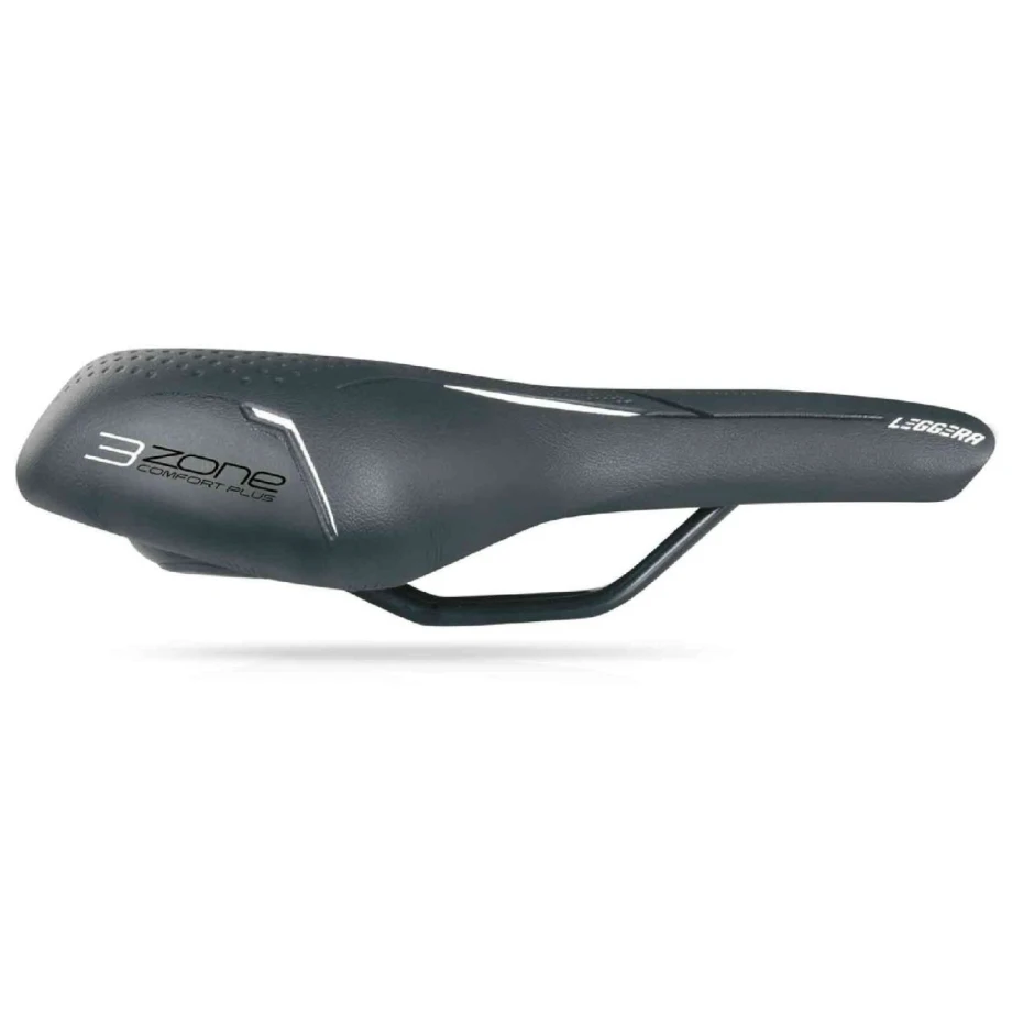 Седло SELLE BASSANO, Leggera 3Zone Lady, Cr/Mo, 185x255 мм, 420гр, черное