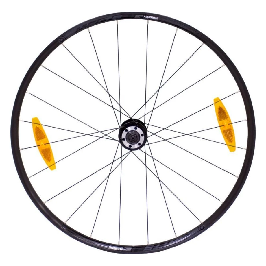 Колесо переднее 26" Merida Matts Alexrims Disc, 24спицы, втулка Joytech D041DSE 9х100 эксцентрик, диск 6 отв.