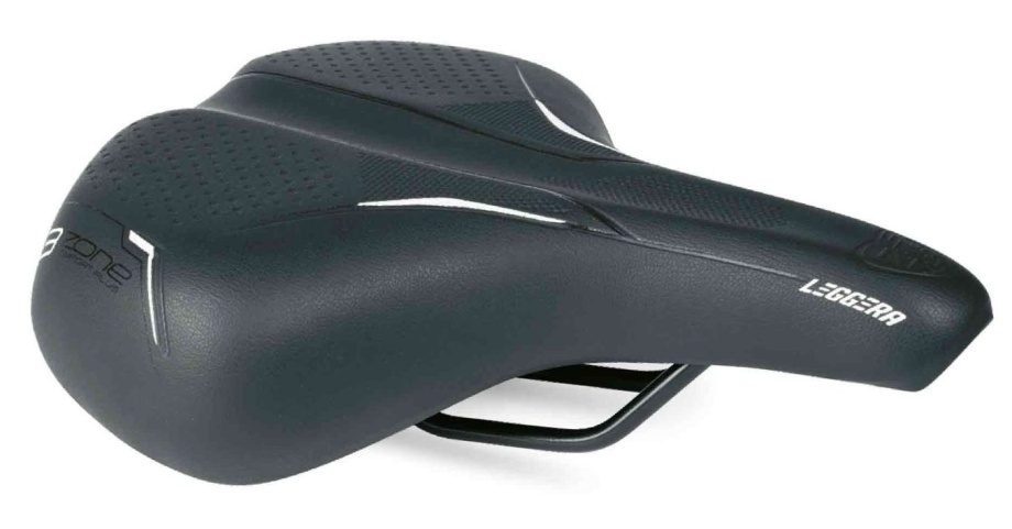 Седло SELLE BASSANO, Leggera 3Zone Big City, Cr/Mo, 210x260 мм, 465гр, черное