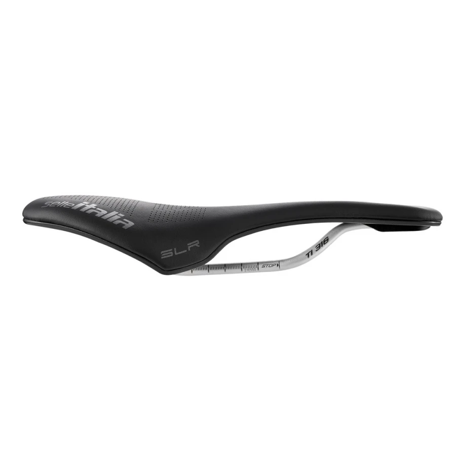 Седло SELLE ITALIA, SLR Boost, Soft-Tec, Titan TI316, 145x248 мм, 215гр, черное