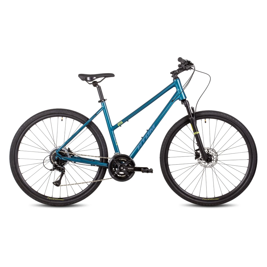 Велосипед ATOM SYMBIOTIC CROSS LADY Teal-Blue