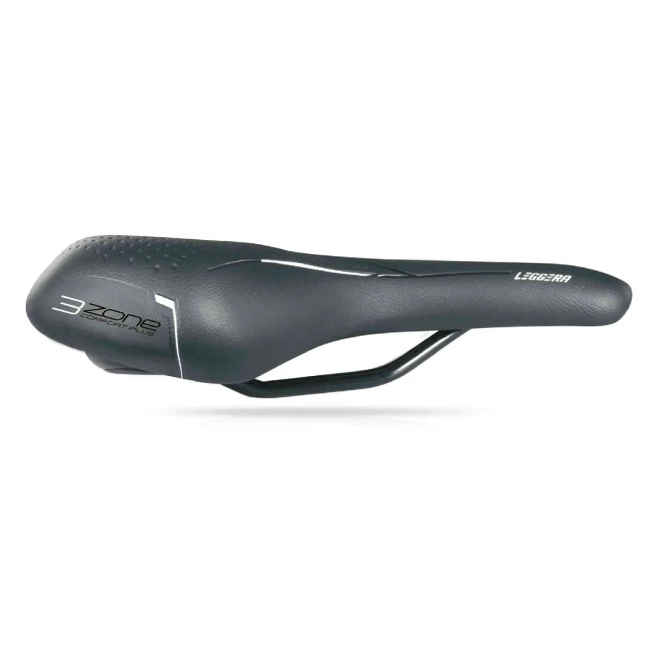 Седло SELLE BASSANO, Leggera 3Zone Man, Cr/Mo, 185x275 мм, 470гр, черное