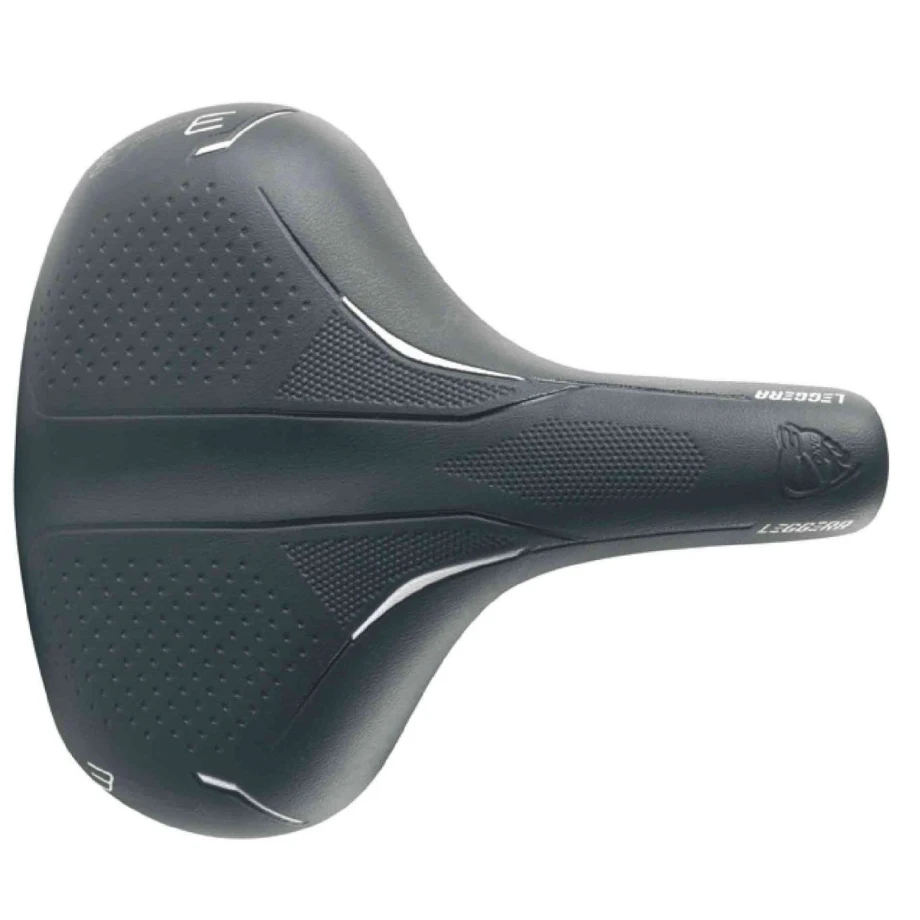 Седло SELLE BASSANO, Leggera 3Zone Unisex City, Cr/Mo, 210x255 мм, 460гр, черное