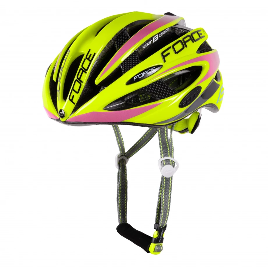 Шлем Force, ROAD PRO, fluo-pink S-M (54-58см)
