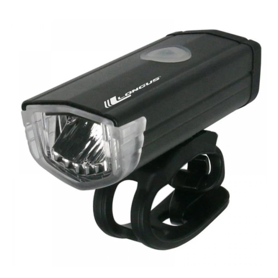 Свет передний Longus, 3W LED, 3ф, USB, 200Lm