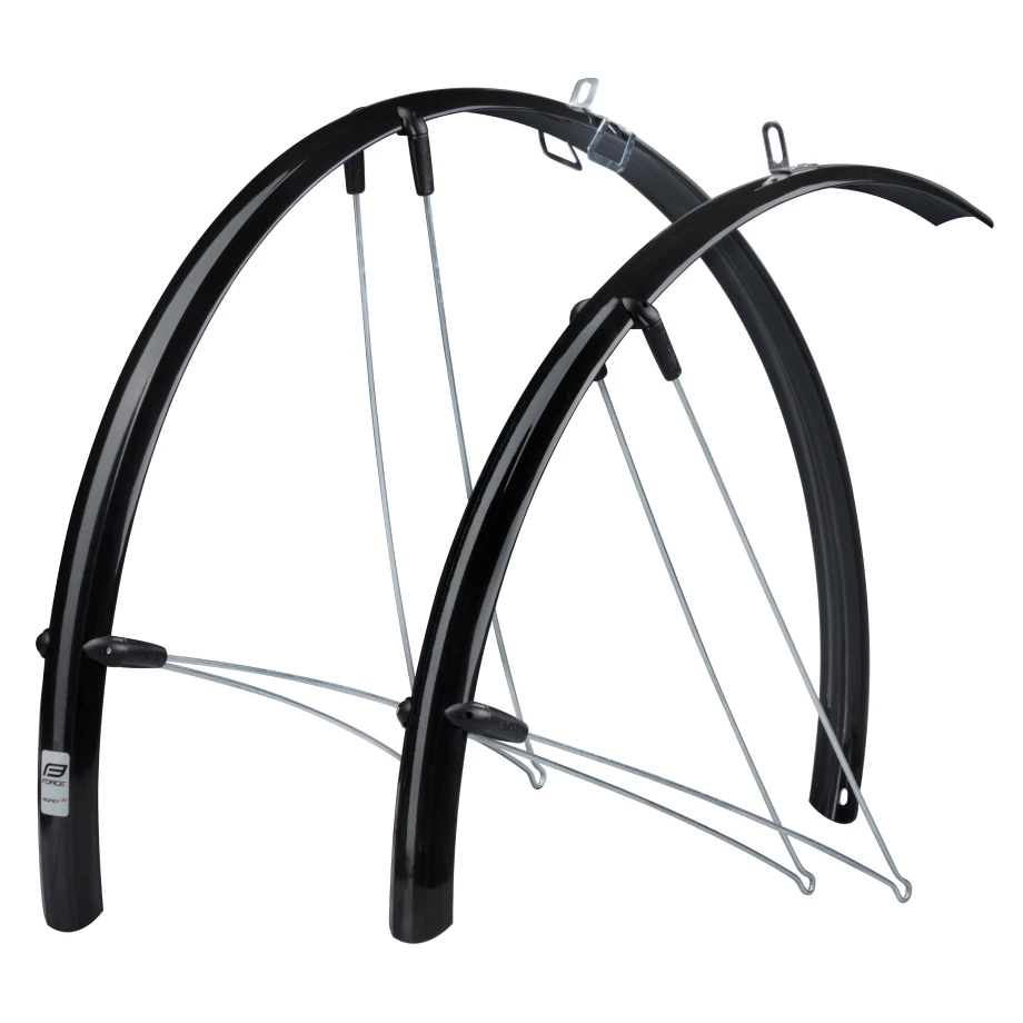 Брызговики Force, Aluflex 28" 36мм, с подпорками, черный