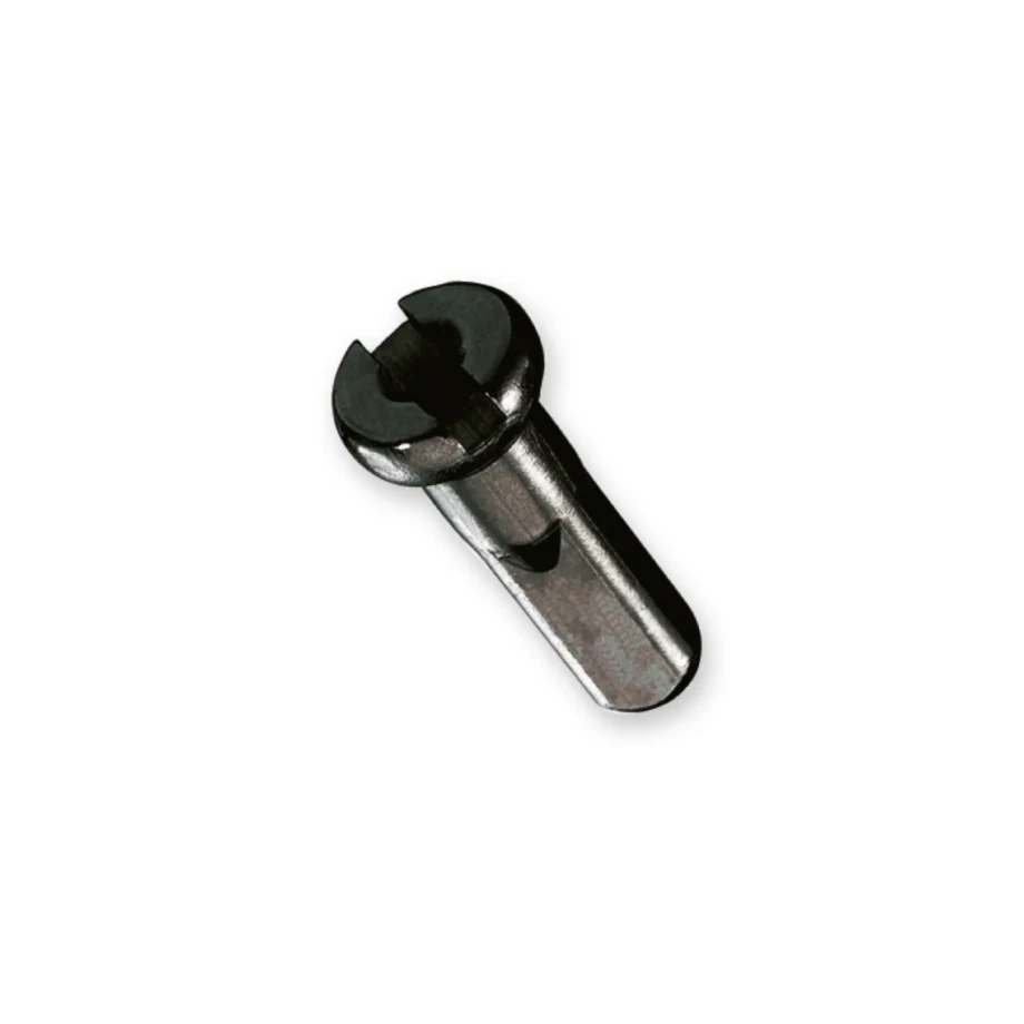 Ниппель спицы MACH1, BRASS 14G, черный, из латуни (100 штук)